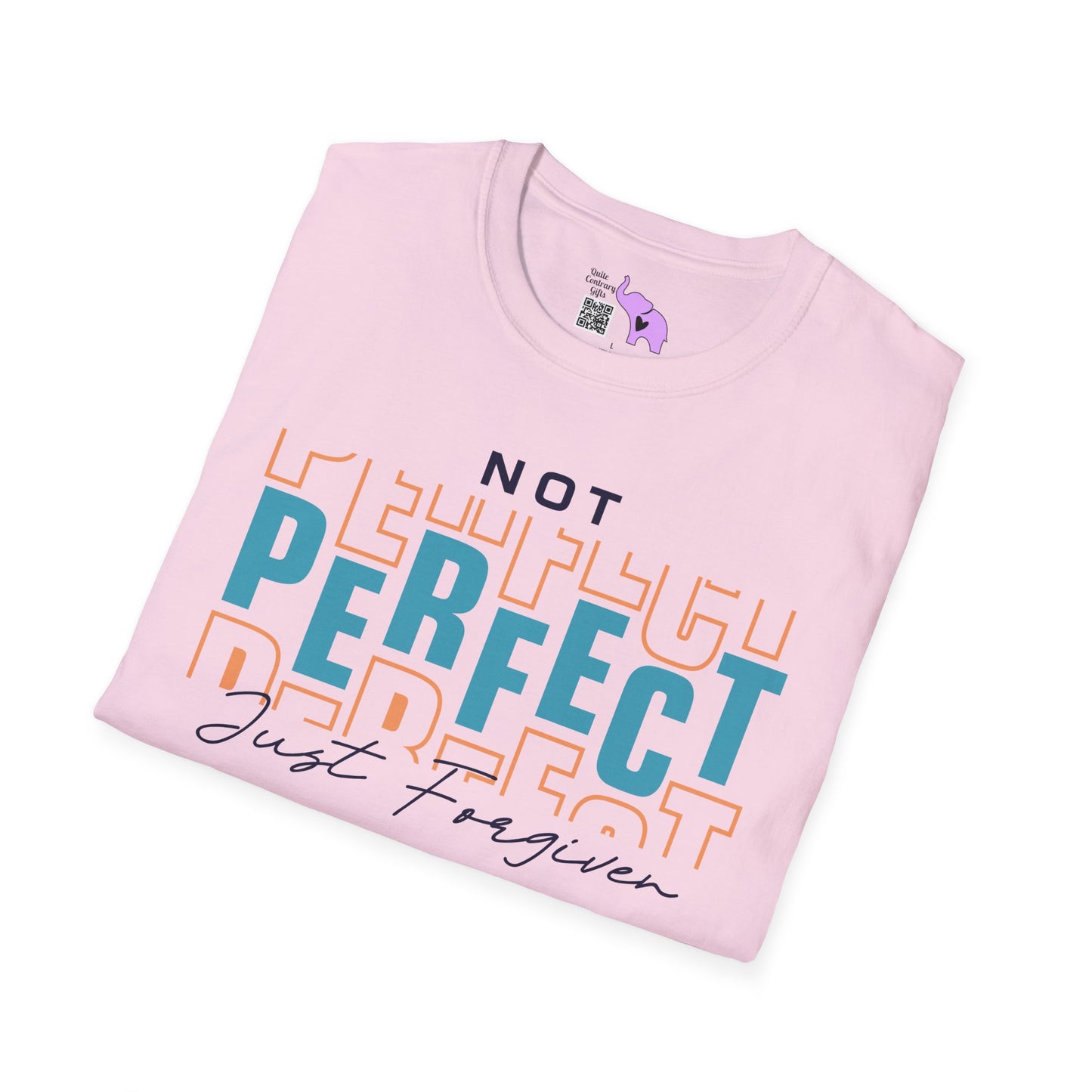 Not Perfect Just Forgiven Adult T-shirt