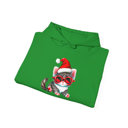 Santa Kitten Heavy Blend™ Hooded Sweatshirt