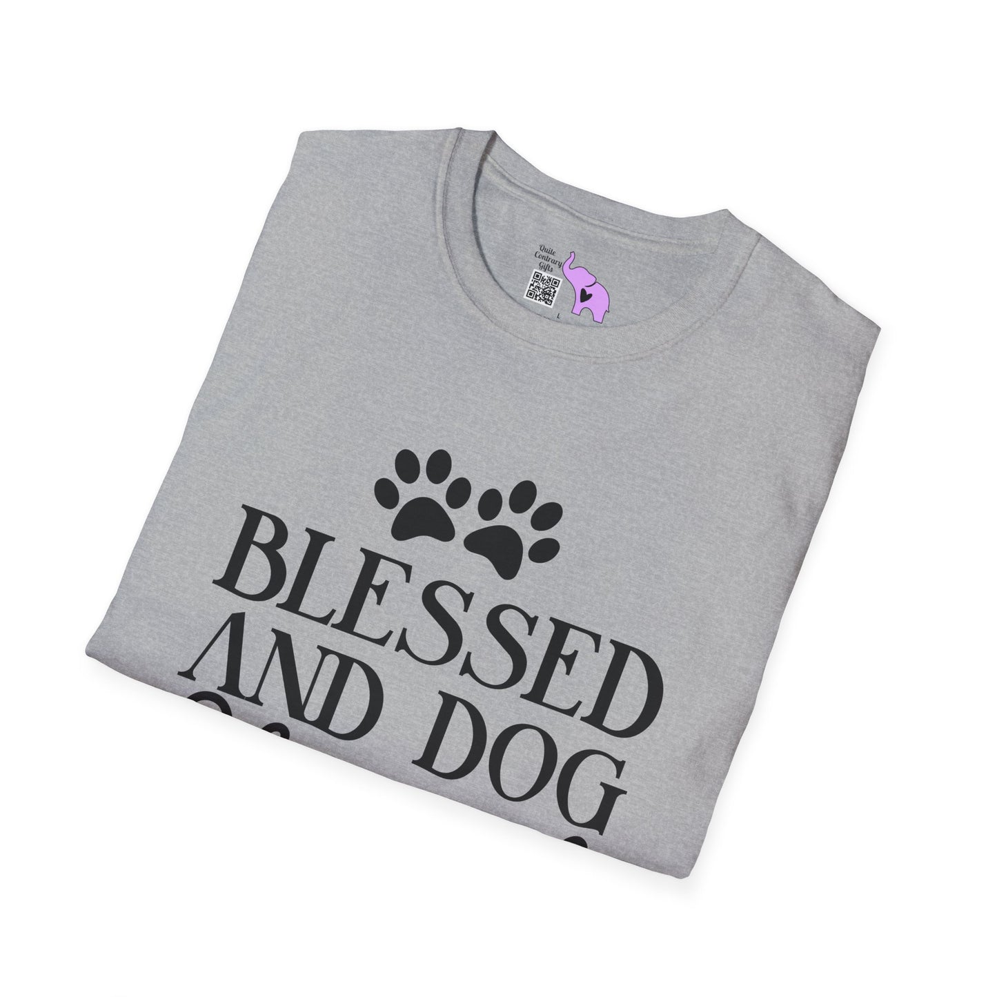 Blessed And Dog Obsessed Adult T-shirt