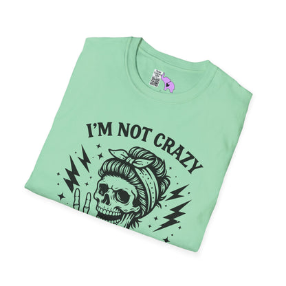 I'm Not Crazy I'm Spicy Adult T-shirt