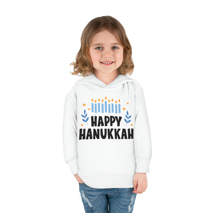 Happy Hanukkah 5 Toddler Pullover Fleece Hoodie