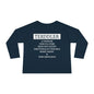 ""Terddler Definition Toddler Long Sleeve Tee