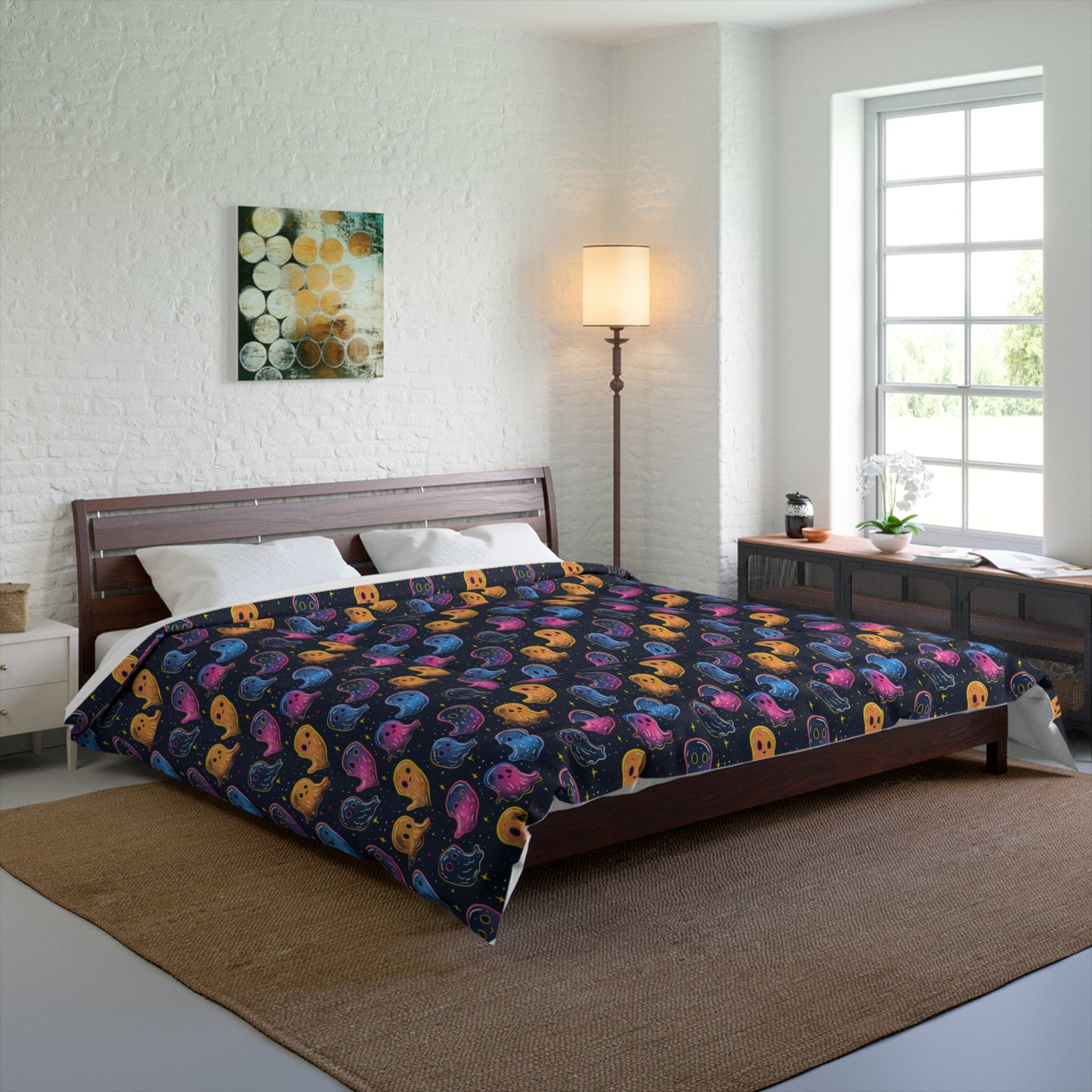 Neon Haunters Comforter