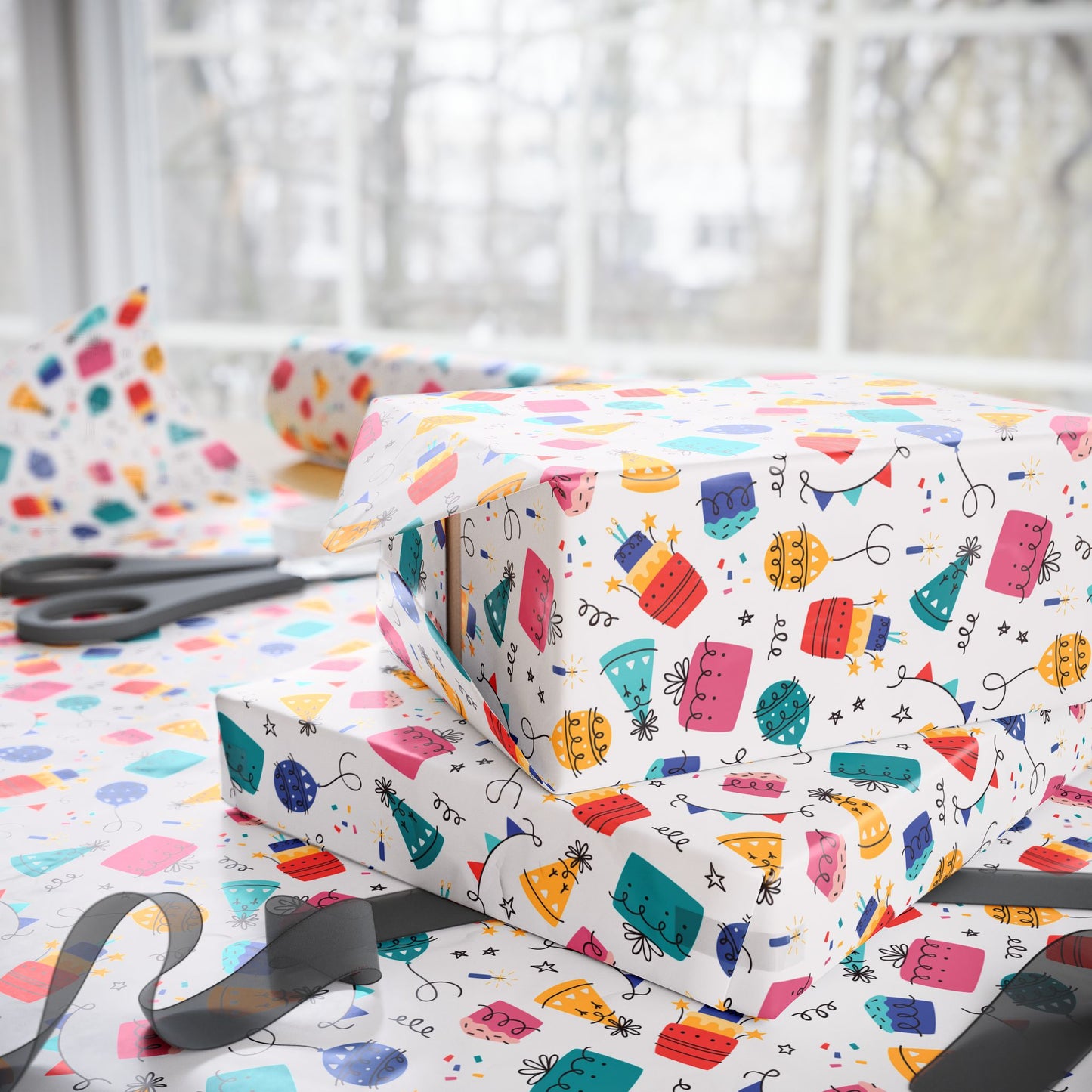 Sprinkled Surprises Wrapping Paper