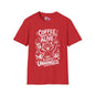 ""Coffee Makes Me Feel Alive and Slightly Unhinged (Cat) Adult T-shirt