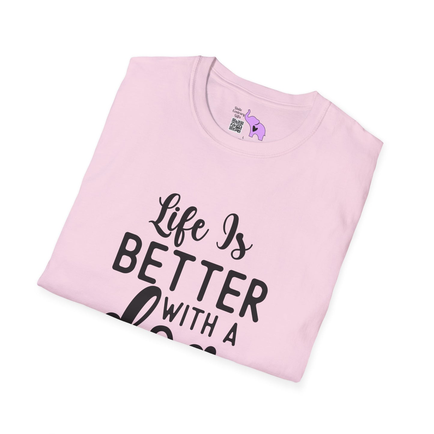 Life Is Better With A Dog Adult T-shirt