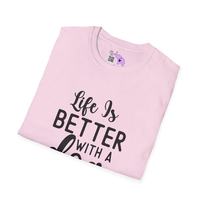 Life Is Better With A Dog Adult T-shirt