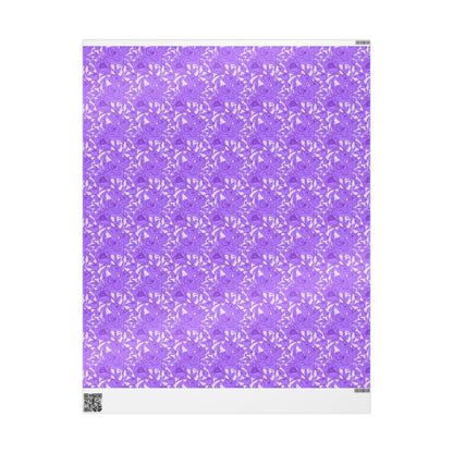 Lavender Peony Symphony Wrapping Paper