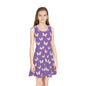 Lavender Flutter Girls' Sleeveless Sundress