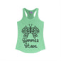 Summer Story (Butterfly) Women's Ideal Racerback Tank