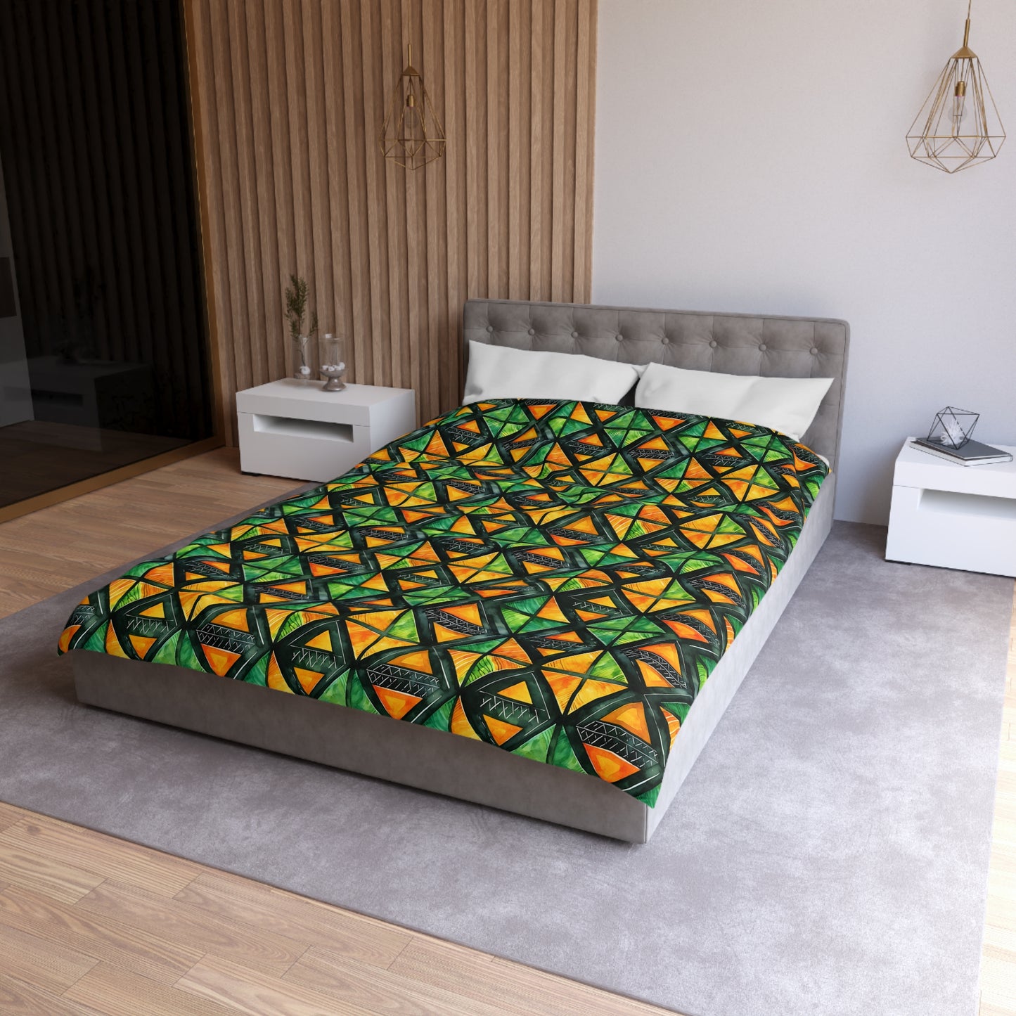 Living Tapestry Microfiber Duvet Cover