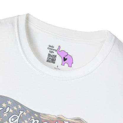 I'd Rather Die On My Feet Than Live On My Knees Adult T-shirt