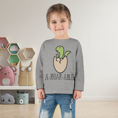 A-Roar-Able Toddler Long Sleeve Tee