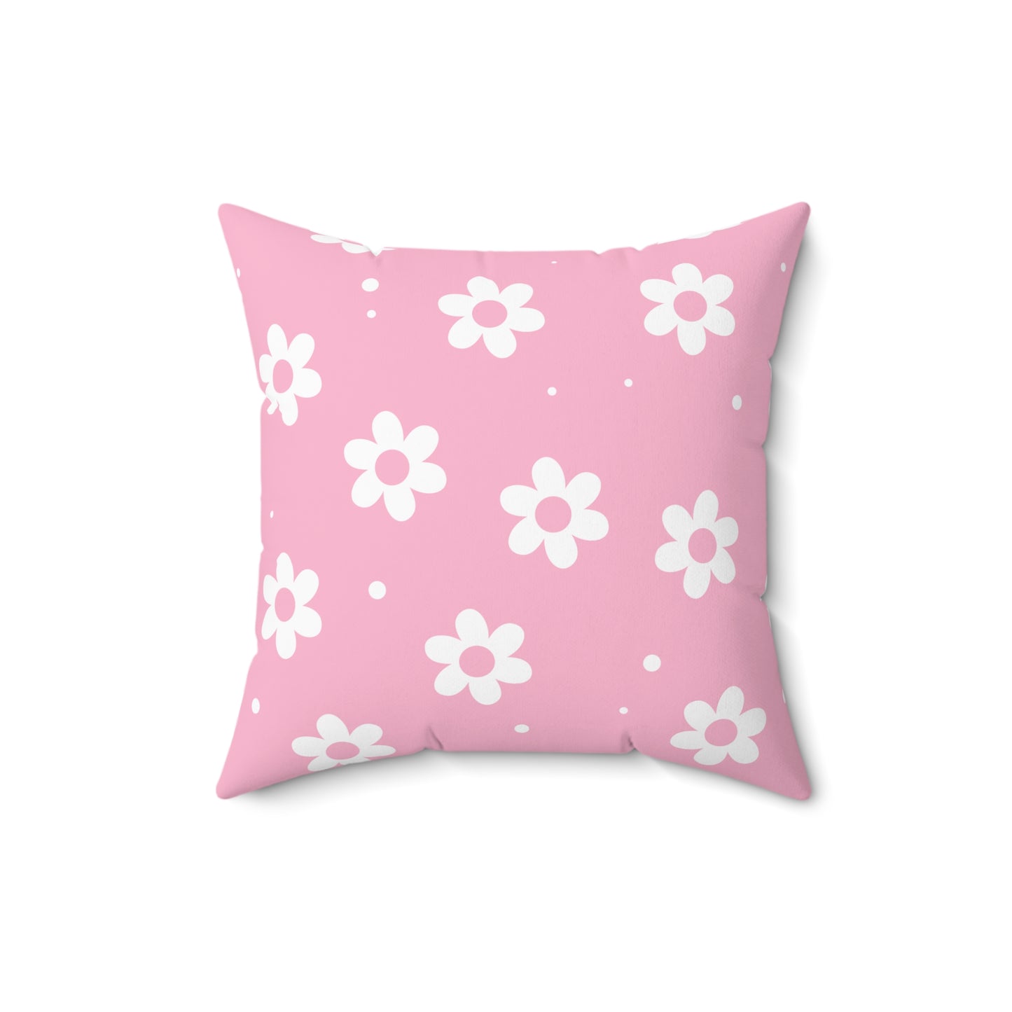 Pretty Petals & Dots Throw Pillow