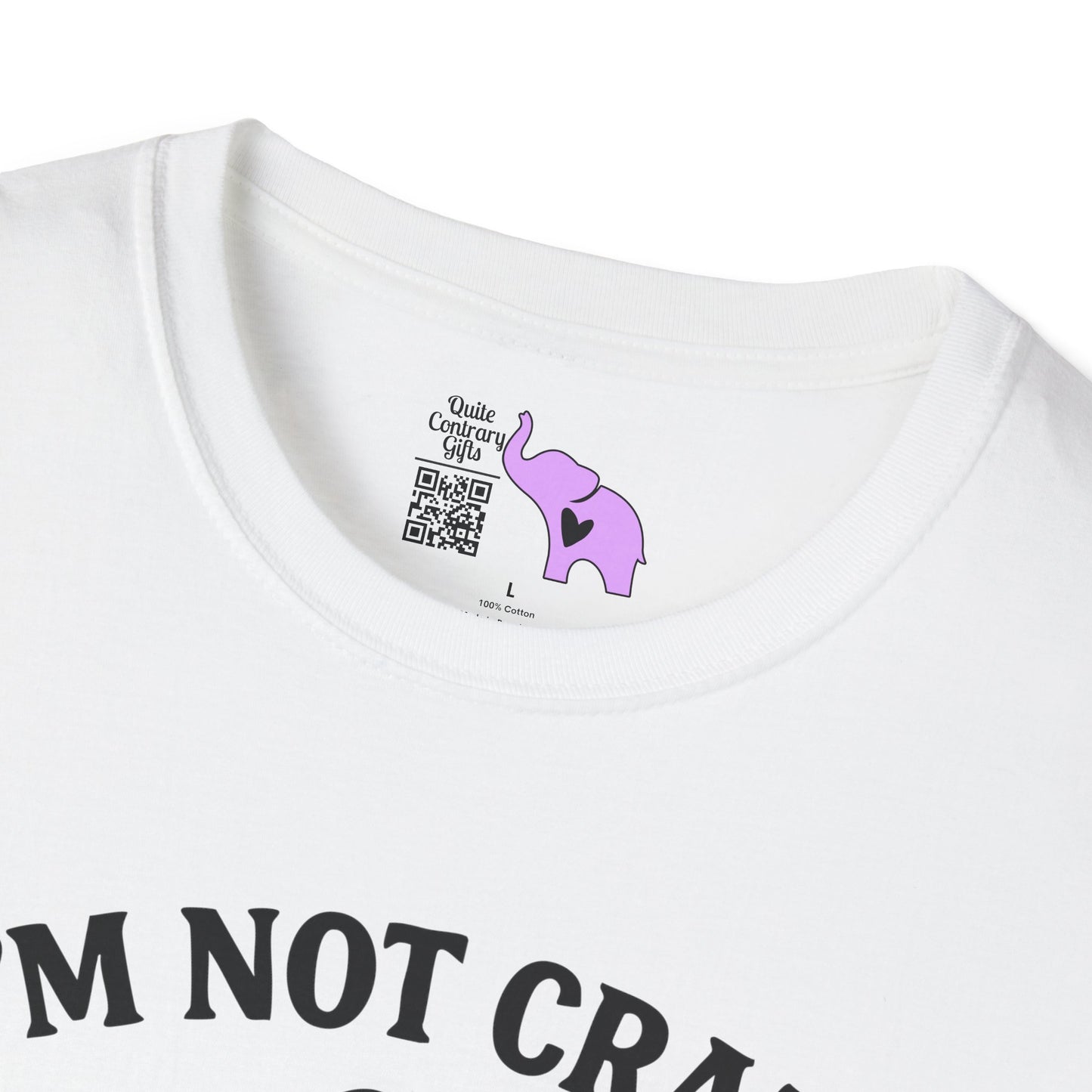 I'm Not Crazy I'm Spicy Adult T-shirt