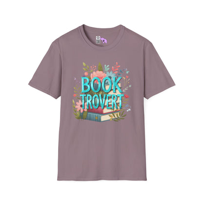 Booktrovert (Floral) Adult T-shirt