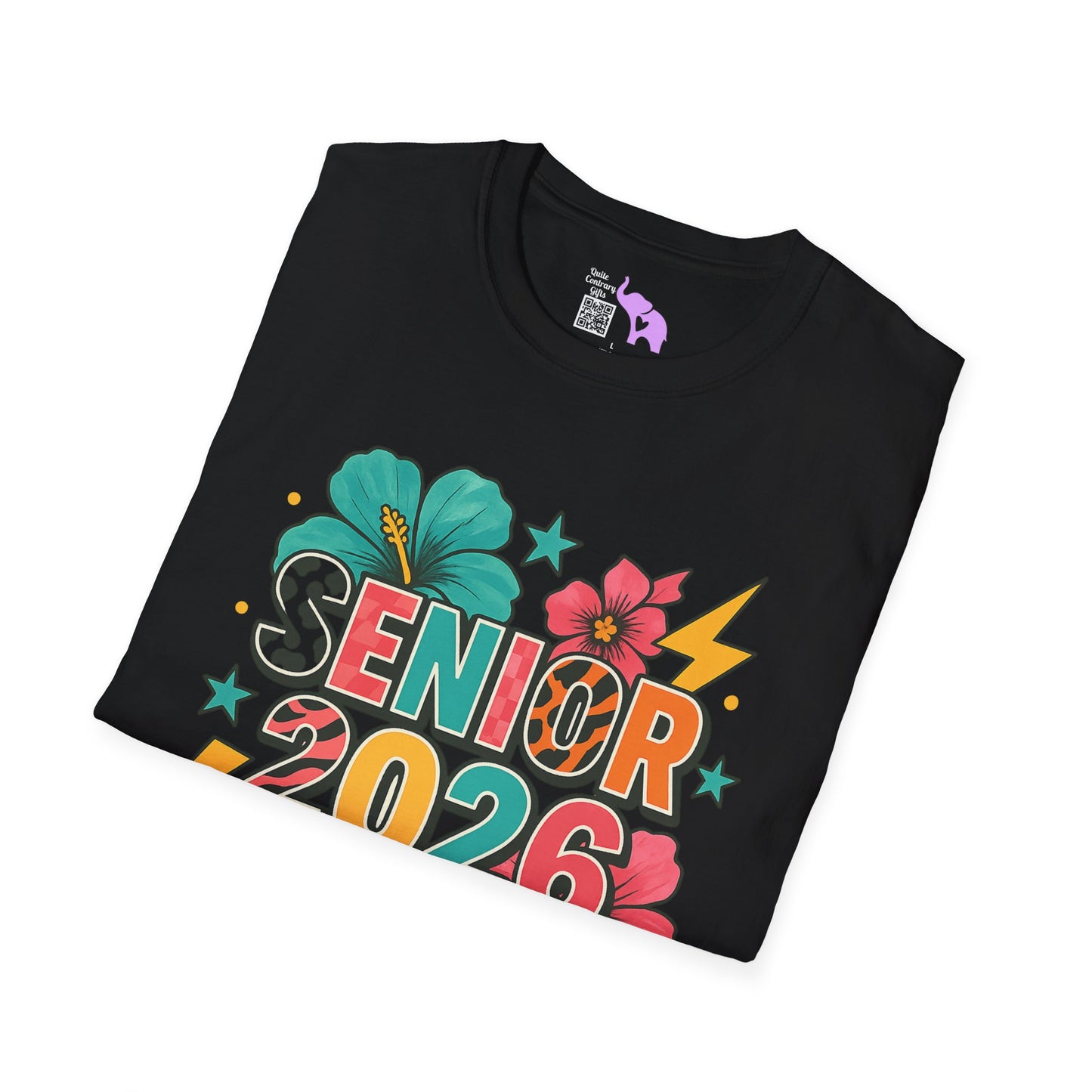 Senior 2026 Flower Power Adult T-shirt