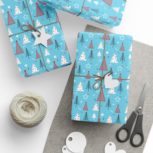 Yuletide Pines Wrapping Paper