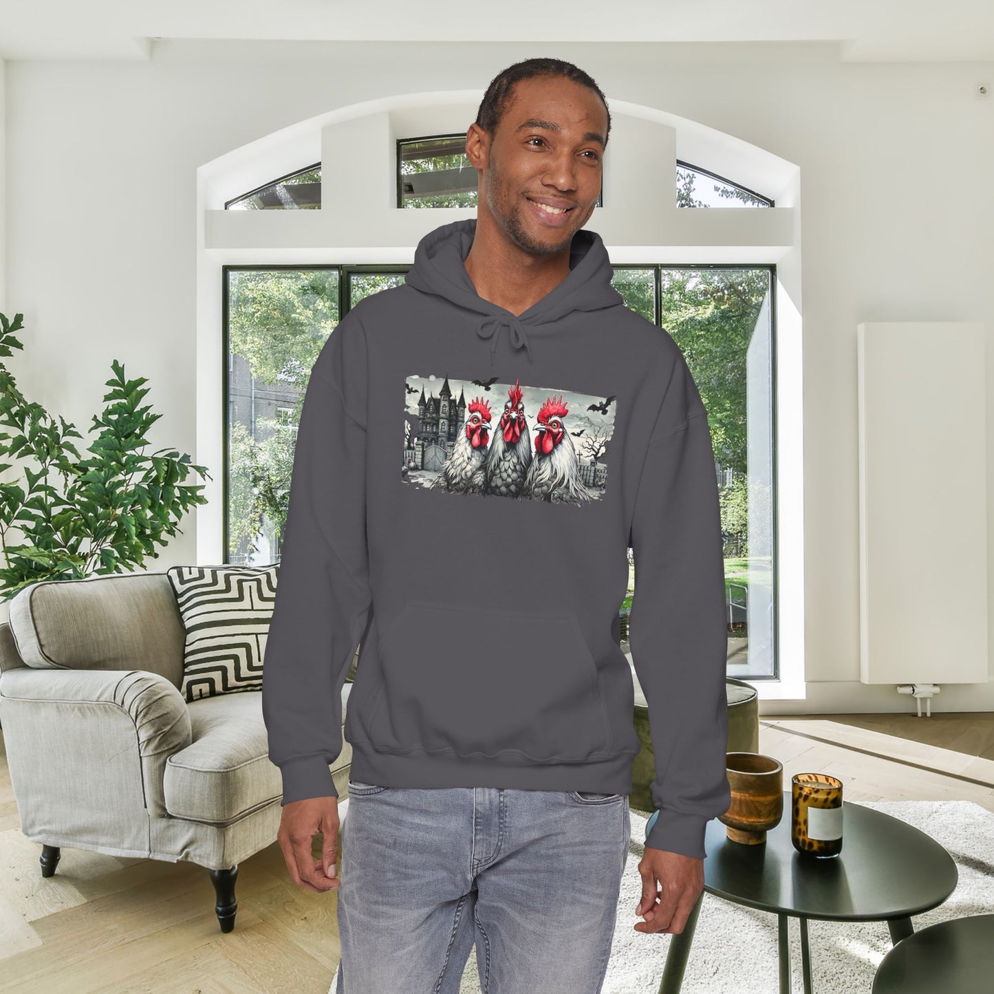 Spooky Chickens Heavy Blend™ Hooded Sweatshirt