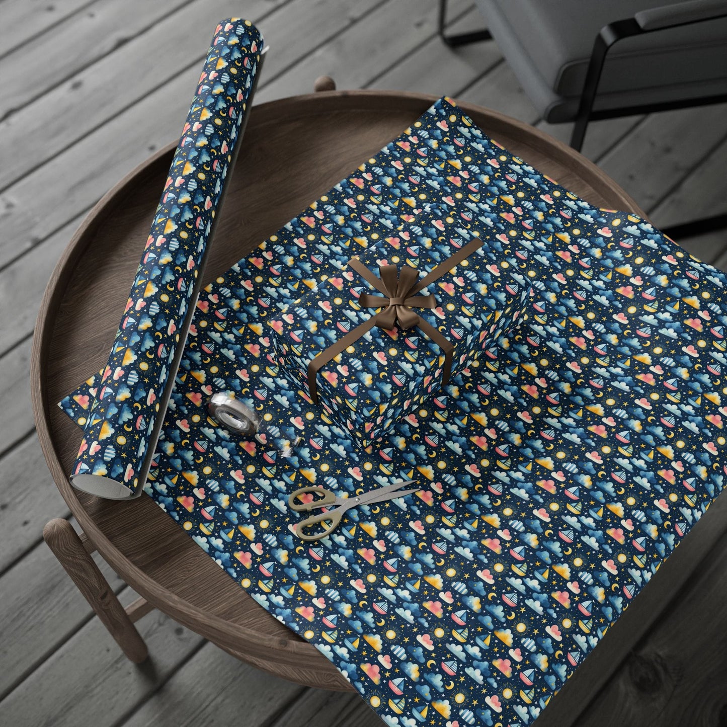 Night Sail Dreams Wrapping Paper