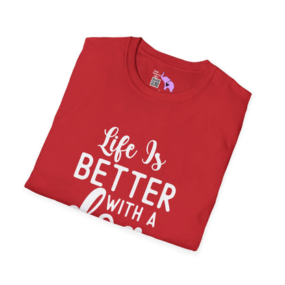 Life Is Better With A Dog Adult T-shirt