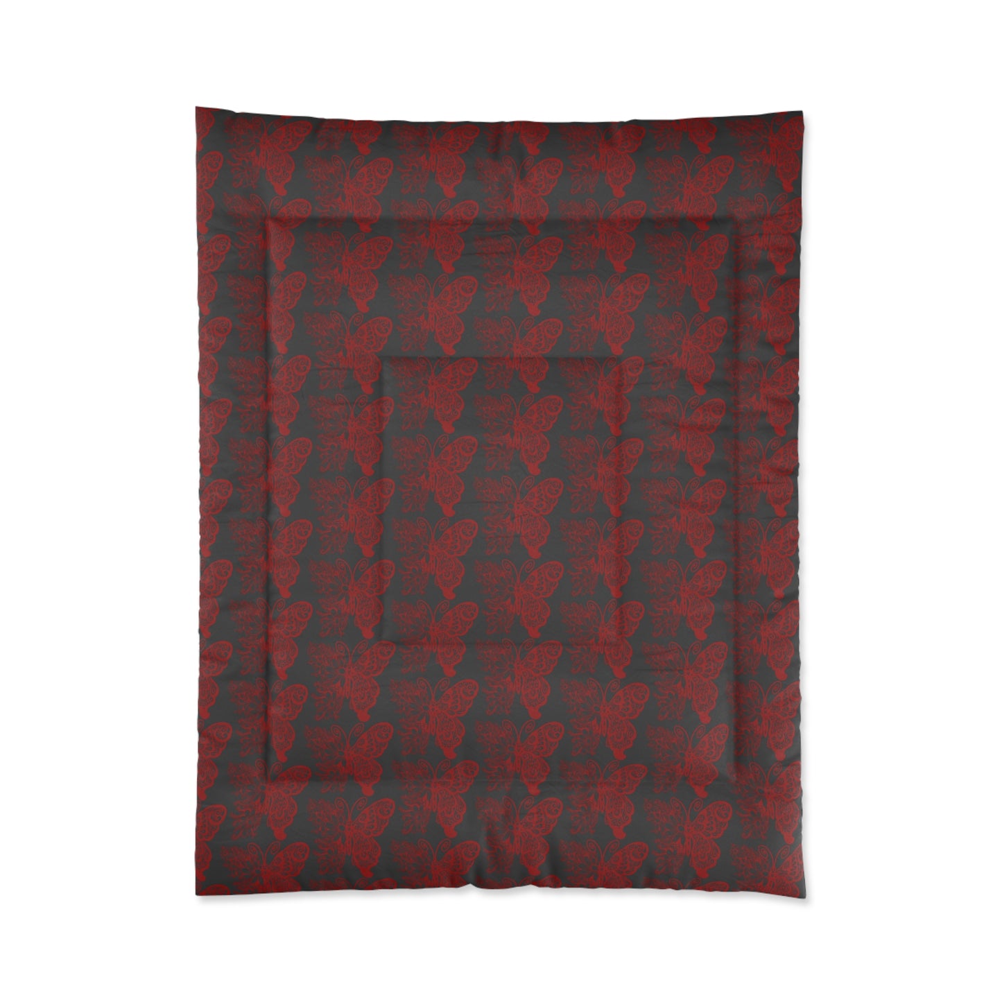 Crimson Flutter Comforter