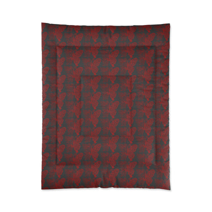 Crimson Flutter Comforter