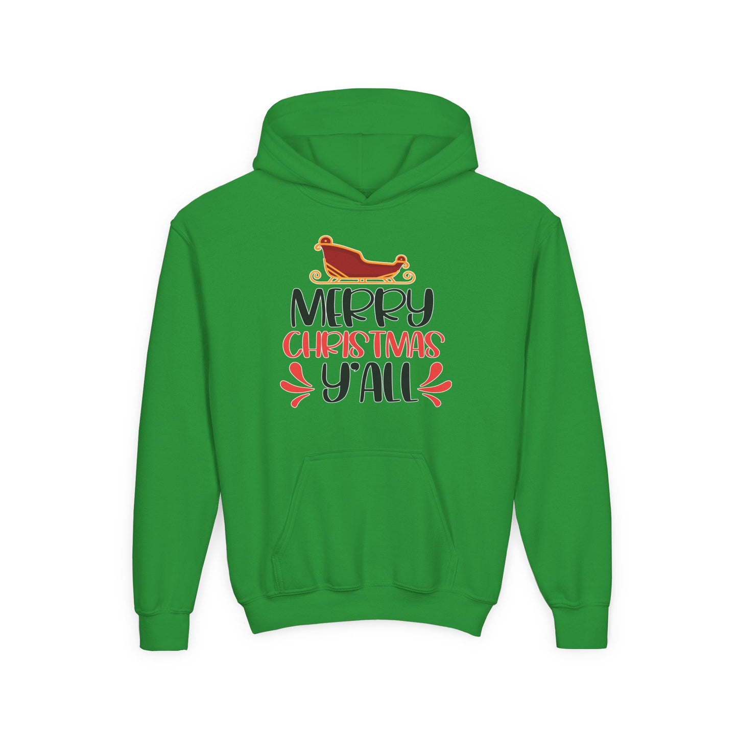 Merry Christmas Y'all Youth Hoodie