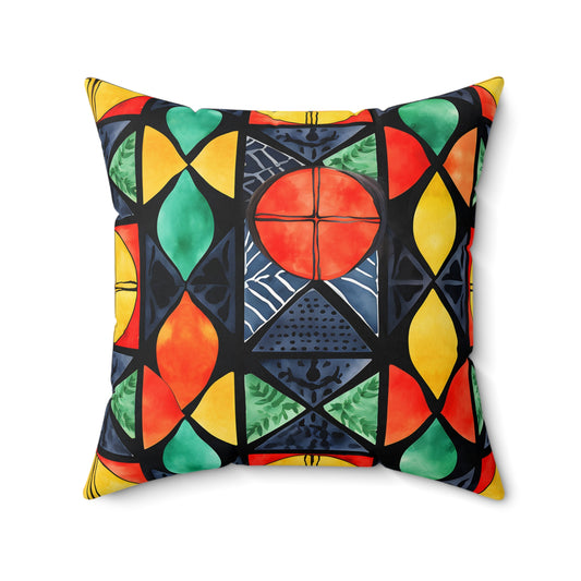 Candlelight Burst Throw Pillow
