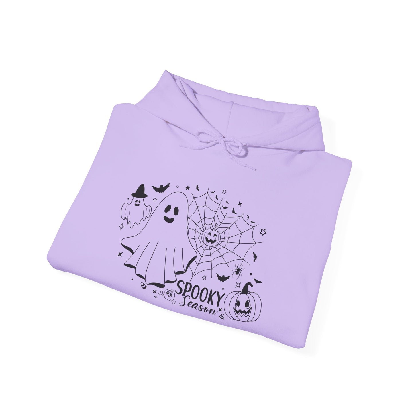 Spooky Season (Ghosts & Spider Webs) Heavy Blend™ Hooded Sweatshirt