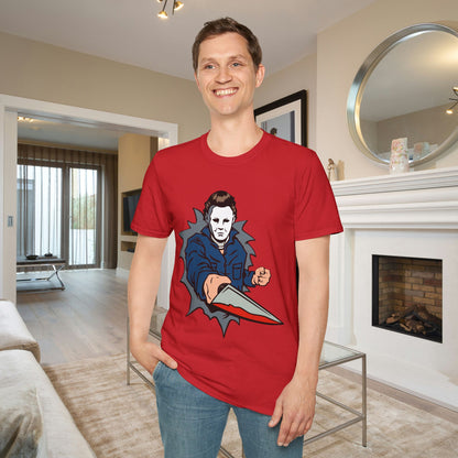 Michael Myers Knife (2) Adult T-shirt