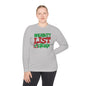 Naughty List Crew Adult Long Sleeve Tee