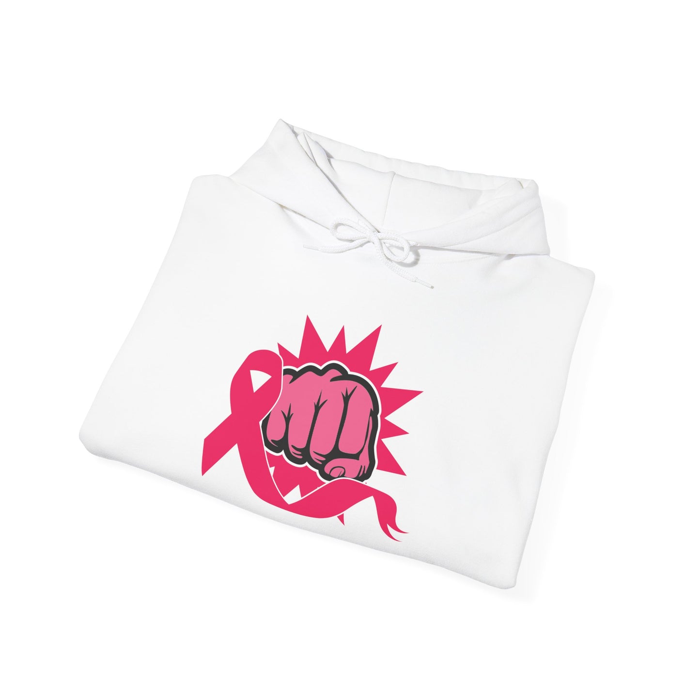 Breast Cancer Warrior Punch Adult Heavy Blend™ Hoodie