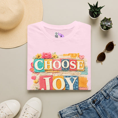 Choose Joy (Lace Collage) Adult T-shirt