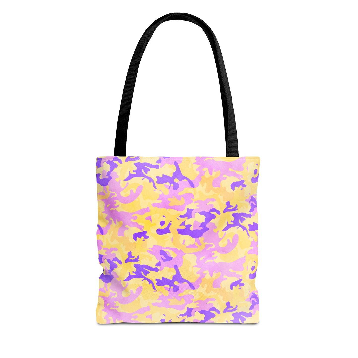 Peach Sorbet Camo Canvas Tote Bag