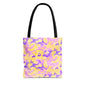 Peach Sorbet Camo Canvas Tote Bag