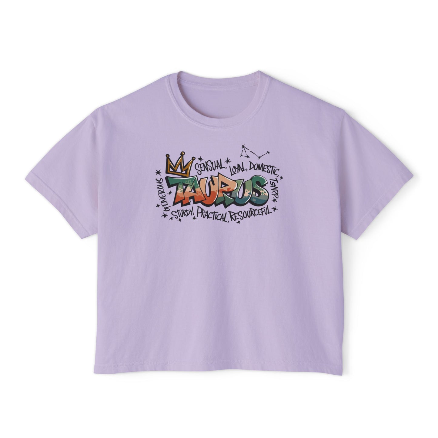 Taurus Street Art Women's Boxy Tee