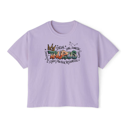 Taurus Street Art Women's Boxy Tee