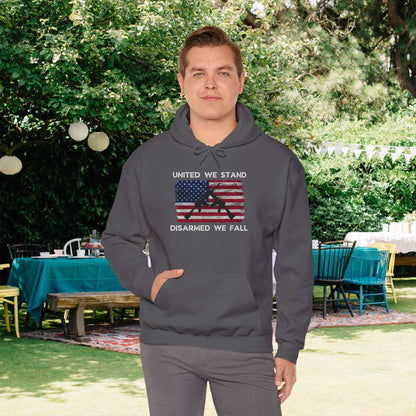 United We Stand Disarmed We Fall Heavy Blend™ Hooded Sweatshirt