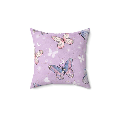 Pastel Wing Parade Throw Pillow