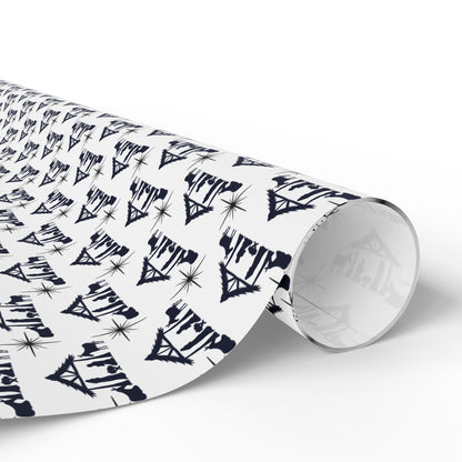 Simple Nativity Silhouette Wrapping Paper