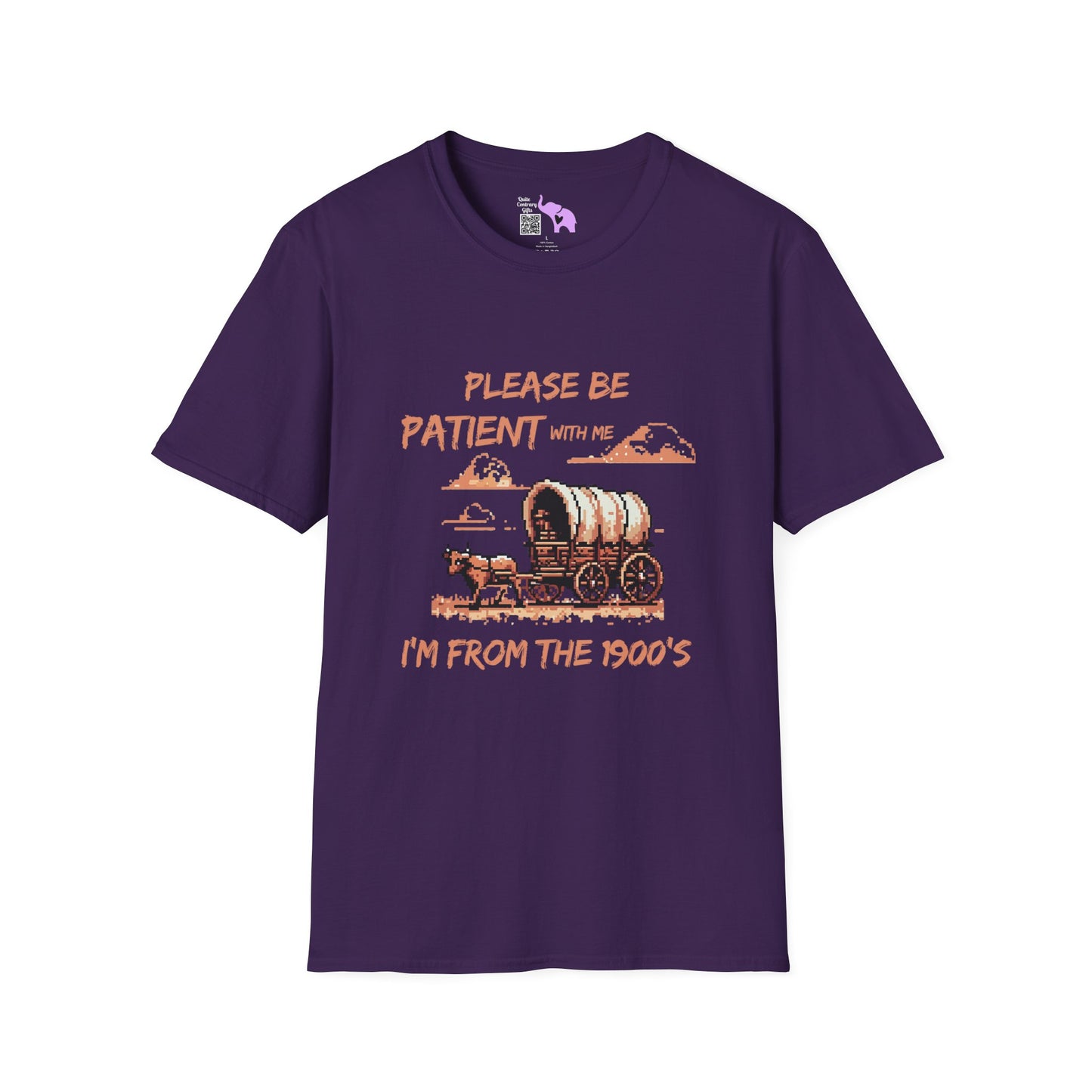 Please Be Patient With Me I'm From The 1900's (Western) Adult T-shirt
