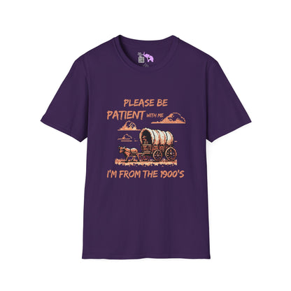 Please Be Patient With Me I'm From The 1900's (Western) Adult T-shirt