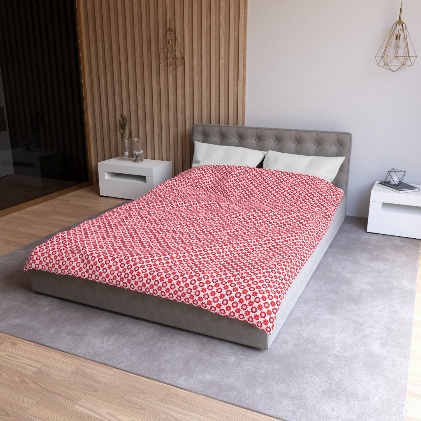 Scarlet Star Garden Duvet Bedding Set