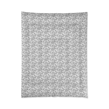 Grunge Scribbles Comforter