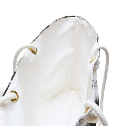 Frost Veil Marble Weekender Bag