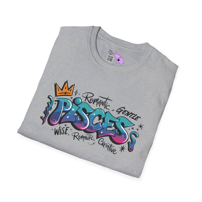 Pisces Street Art Adult T-shirt