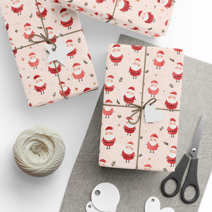 Retro Santa Wrapping Paper