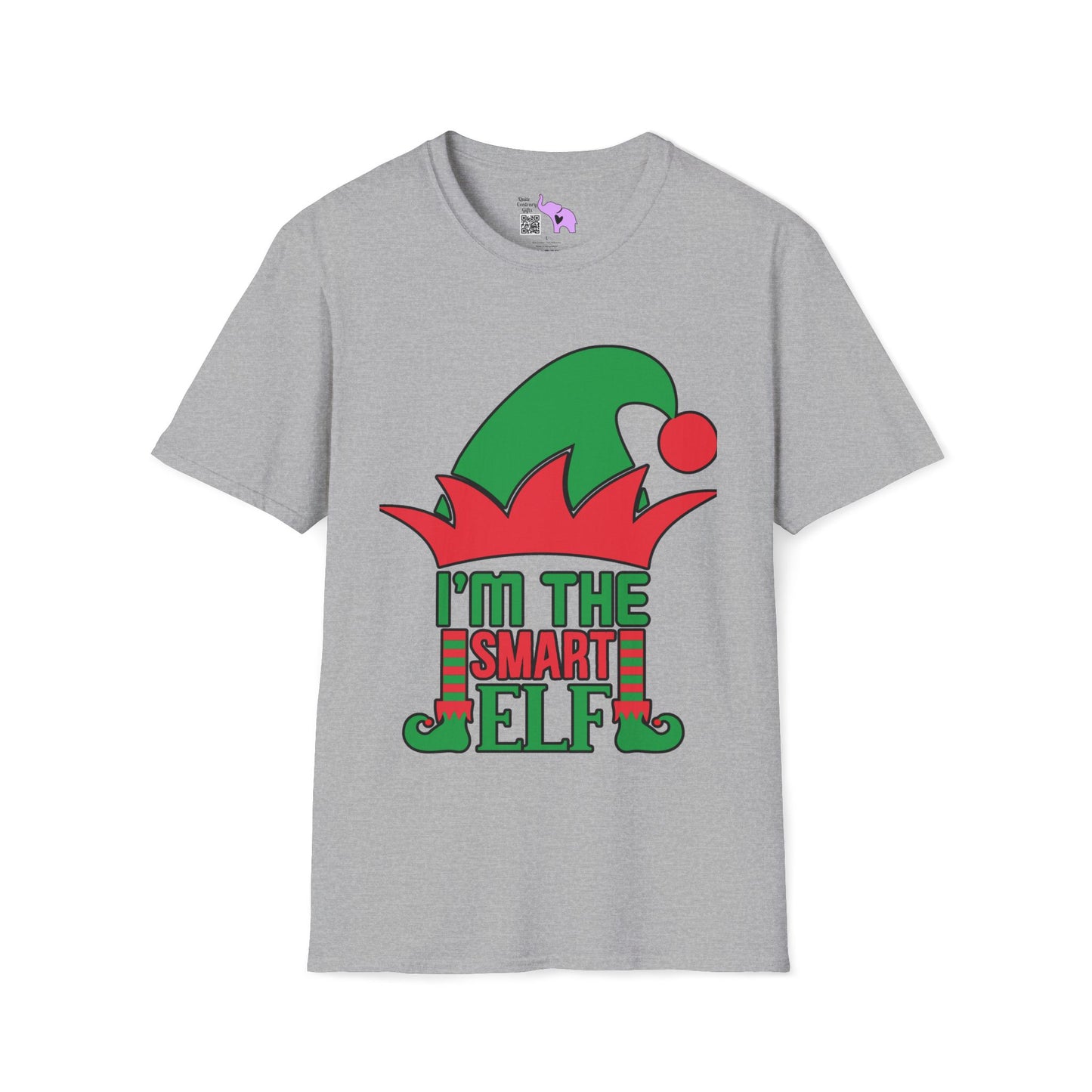 I'm The Smart Elf Adult T-shirt (Custom Name Available!)