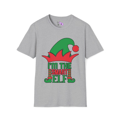 I'm The Smart Elf Adult T-shirt (Custom Name Available!)